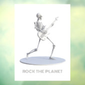 Rock de planeet raamsticker (Vel 3)