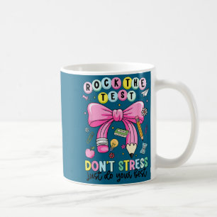 Rock de test, geen stress, doe de test van je lera koffiemok