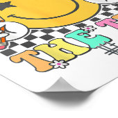 Rock De Test Motivatie Test Dag Smile Face Tes Poster (Hoek)