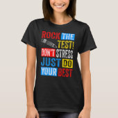 Rock De Test Retro  Testing Day Teacher 2 T-shirt (Voorkant)