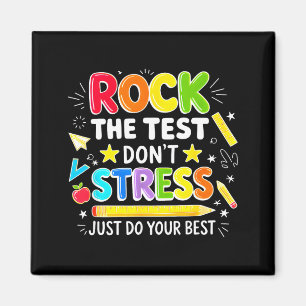 Rock De Test Stress Niet Doe Je Leraar Toetsing Magneet