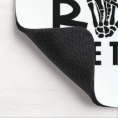 Rock de test testdag examen voor leraar student muismat (Hoek)