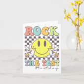 Rock De Test Testen Motivatie Docent Kaart (Gele Bloem)