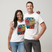 Rock de testdag Groovy Motivatie T-shirt (Unisex)