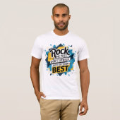 Rock de testdag Groovy Motivatie T-shirt (Voorkant volledig)