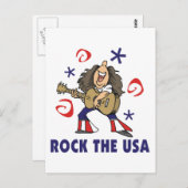 Rock de Verenigde Staten Briefkaart (Voorkant / Achterkant)