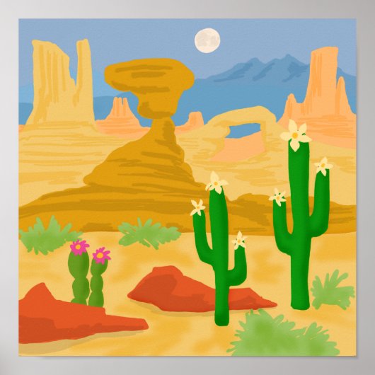 Rock Desert Poster (Voorkant)