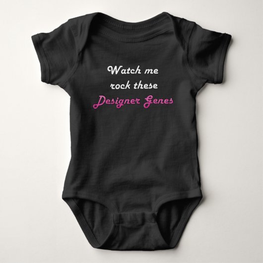 Rock deze Designer Genes Trisomy Glitter Romper (Voorkant)