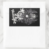 Rock deze kleding Stickers schedel & nummers #2 (Tas)