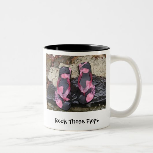 Rock Die Flops Tweekleurige Koffiemok (Rechts)