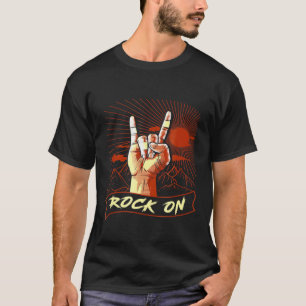 Rock die Funny Rock beklimt op Shirt