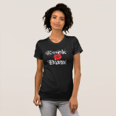 "Rock Diva, Divas Rock T-Shirt" —  T-shirt (Voorkant volledig)