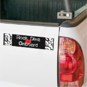 "Rock Diva Onboard Bumpersticker" —  Bumpersticker (Op Truck)