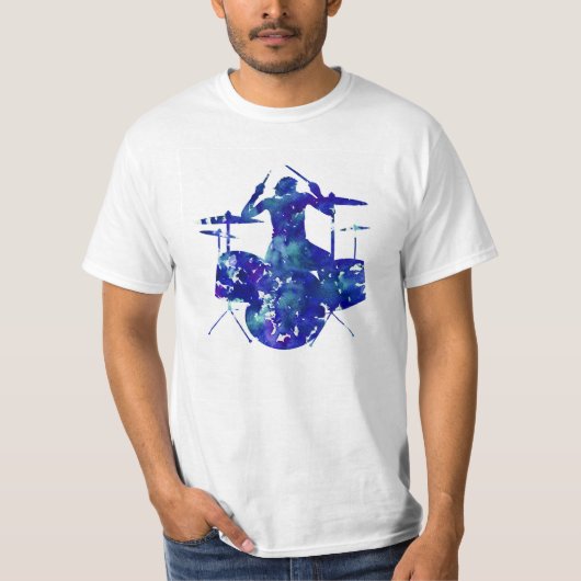 Rock Drummer T-Shirt (Voorkant)