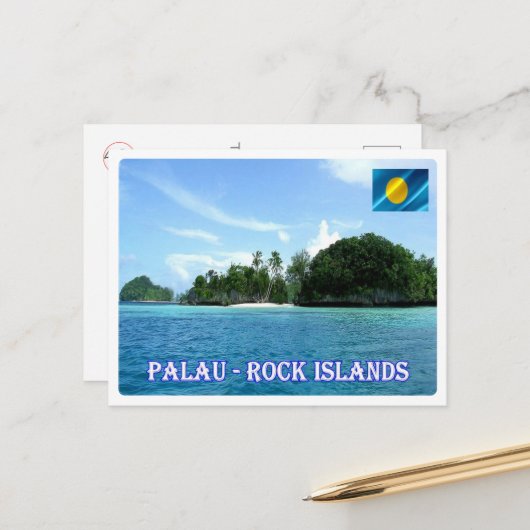 Rock-eilanden - Palau - Briefkaart (Voorkant / Achterkant in situ)