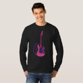 Rock Electric Guitar Design for Rock Music Lovers T-shirt (Voorkant volledig)