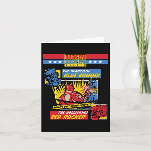Rock em Sock em - Boxing Robots Strippagina Kaart (Voorkant)