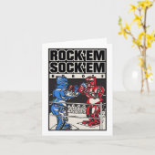 Rock em Sock em Robots Boxing Ring Kaart (Gele Bloem)