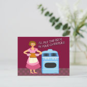 Rock en Casserole Briefkaart (Staand voorkant)