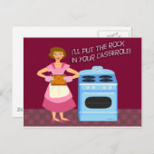 Rock en Casserole Briefkaart (Voorkant / Achterkant)