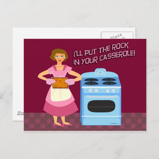 Rock en Casserole Briefkaart (Voorkant / Achterkant)