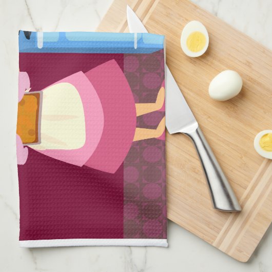 Rock en Casserole Theedoek (Quarter Fold)