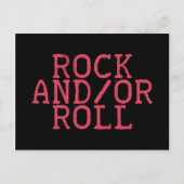 ROCK EN/OF ROL! BRIEFKAART (Voorkant)