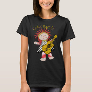 Rock- en Ragragedoll-dollars - op maat gesneden T-shirt