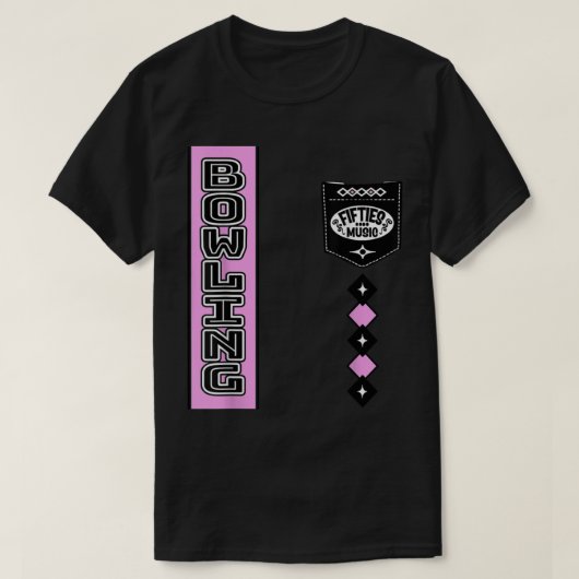 Rock en Roll  50s Sock Hop Retro Rockabill T-shirt (Design voorkant)