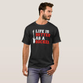 Rock en Roll als een Rocker T-shirt (Voorkant volledig)