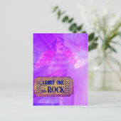 Rock- en Roll Angel-collage Briefkaart (Staand voorkant)