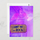 Rock- en Roll Angel-collage Briefkaart (Voorkant / Achterkant)