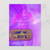 Rock- en Roll Angel-collage Briefkaart (Voorkant)