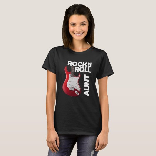 Rock en Roll Aunt T-shirt (Voorkant volledig)