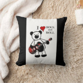 Rock en Roll Baby Rocker Kinder Guitar Teddy Bear Kussen (Deken)