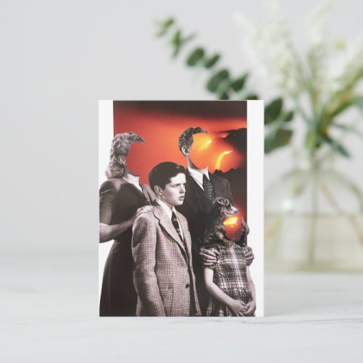 Rock en Roll Briefkaart (Staand voorkant)