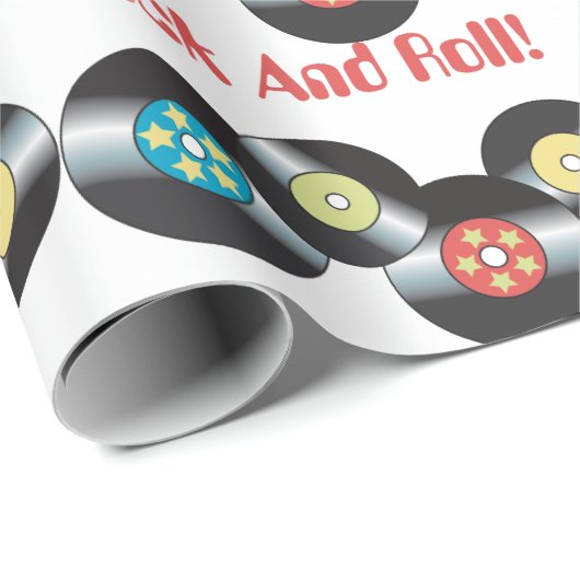Rock en Roll Cadeaupapier (Rol Hoek)