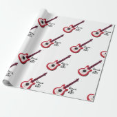 Rock en Roll Cadeaupapier (Uitgerold)