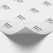 Rock en Roll en dat is het Cadeaupapier (Hoek)