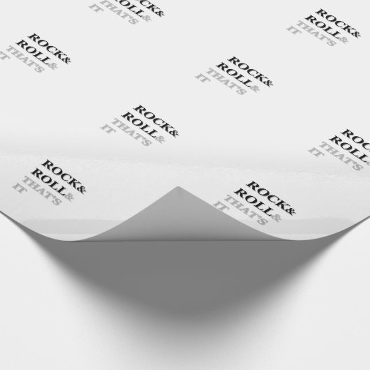 Rock en Roll en dat is het Cadeaupapier (Hoek)