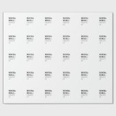 Rock en Roll en dat is het Cadeaupapier (Vlak)