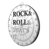 Rock en Roll en dat is het Dartbord (Voorkant Rechts)
