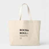 Rock en Roll en dat is het Grote Tote Bag (Voorkant)