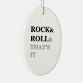 Rock en Roll en dat is het Keramisch Ornament (Rechts)