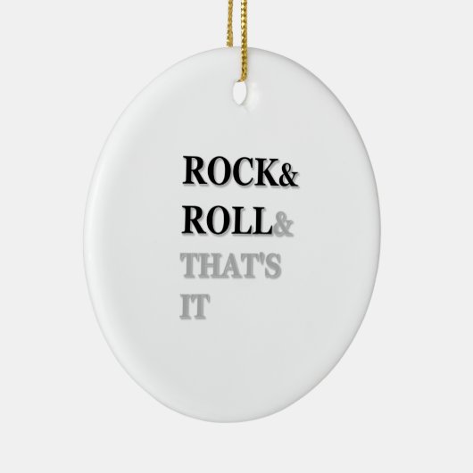 Rock en Roll en dat is het Keramisch Ornament (Rechts)