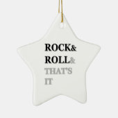 Rock en Roll en dat is het Keramisch Ornament (Rechts)