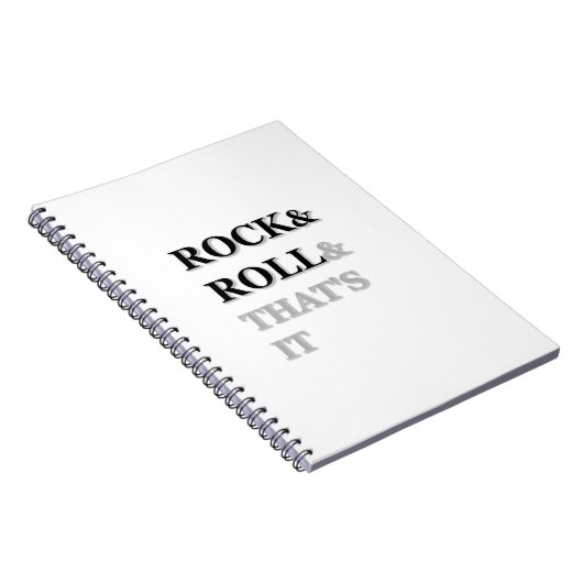 Rock en Roll en dat is het Notitieboek (Rechterzijde)