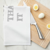 Rock en Roll en dat is het Theedoek (Quarter Fold)