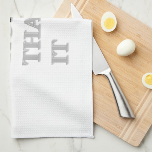 Rock en Roll en dat is het Theedoek (Quarter Fold)