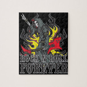 Rock en Roll Forever Jigzaag Puzzle Legpuzzel